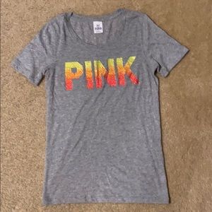 Pink Rhinestone Tee